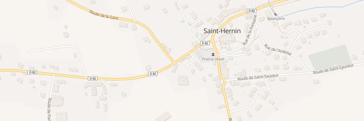 Plan du 15 Rue du Centre Bourg à Saint-Hernin