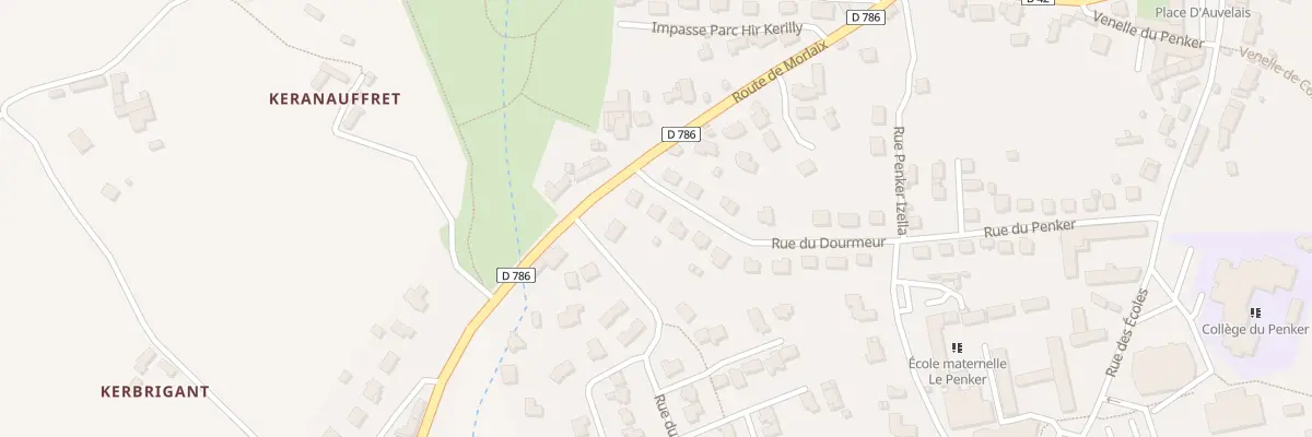 Plan du 3 Rue du Dourmeur à Plestin-les-Grèves