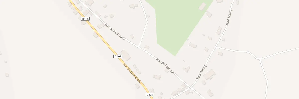 Plan du 6883 Rue de Restlouet à Guiscriff