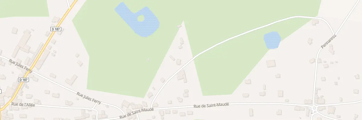 Plan du 65 Rue Saint Maude à Guiscriff