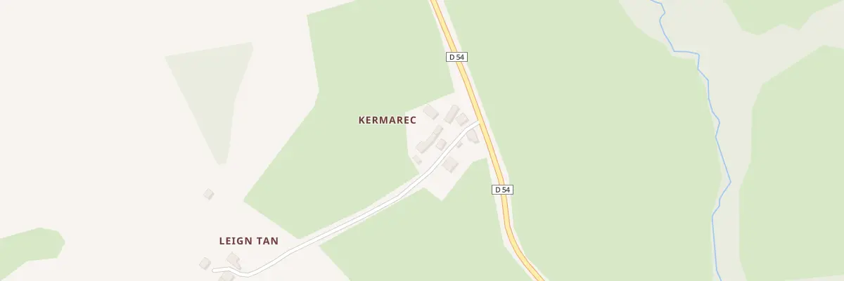 Plan du 369 Kermarec à Scrignac