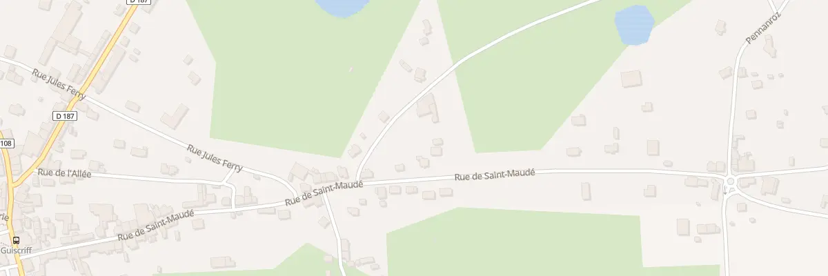 Plan du 71 Rue Saint Maude à Guiscriff