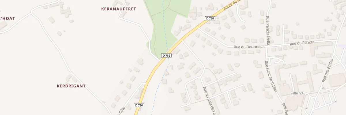 Plan du 23 Rue de Morlaix à Plestin-les-Grèves