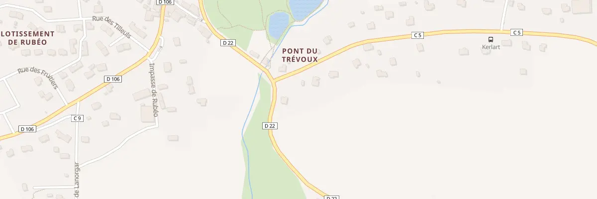Plan du 7 Rue de Quimperlé au Trévoux