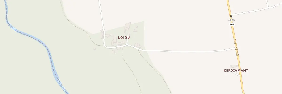 Plan du 255 Lojou à Saint-Thurien
