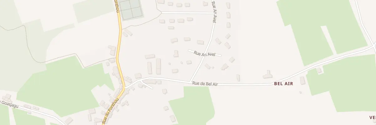 Plan du 3 Rue An Avel à Botsorhel
