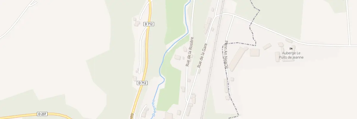 Plan du 3 Rue de la Rosiere à Plouigneau