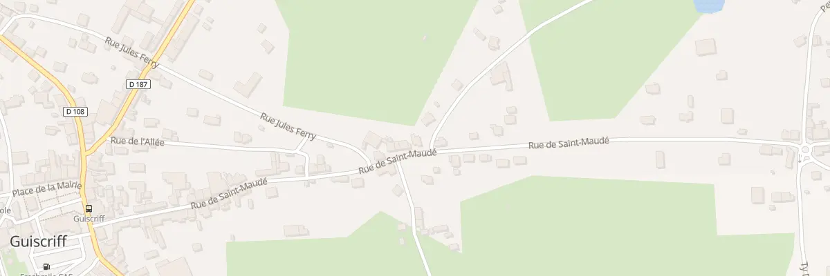 Plan du 59 Rue Saint Maude à Guiscriff