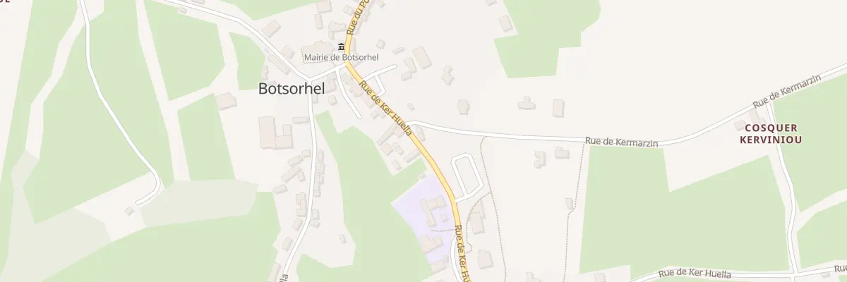 Plan du 7 Rue de Ker Huella à Botsorhel