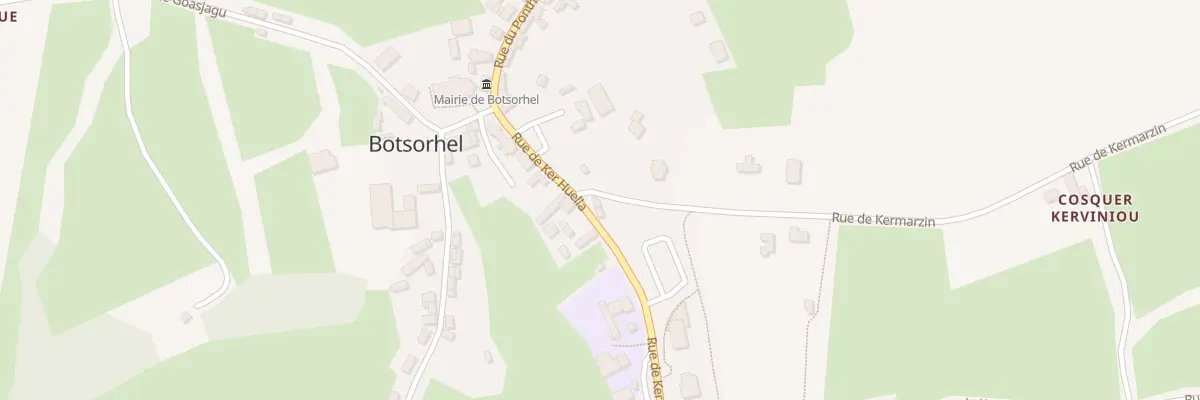 Plan du 5 Rue de Ker Huella à Botsorhel