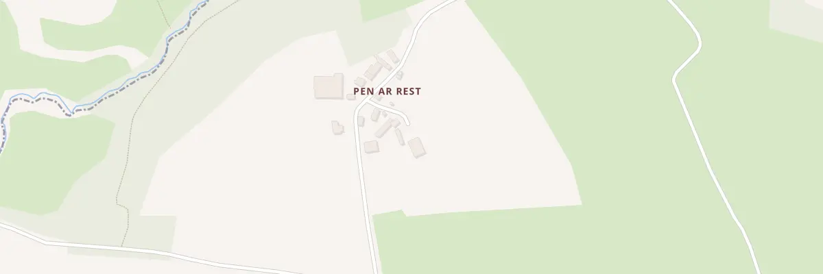 Plan du 216 Pen Ar Rest à Botsorhel
