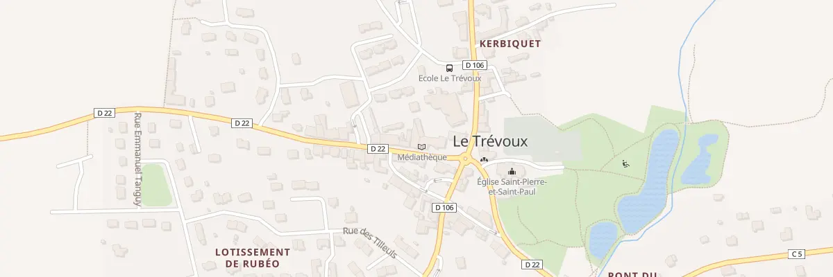 Plan du 4 Rue de Bannalec au Trévoux