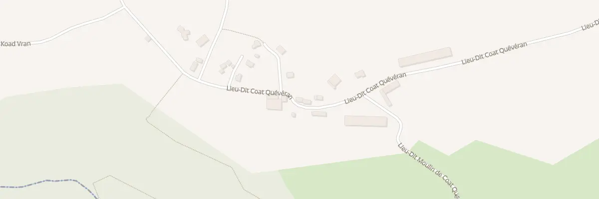 Plan du 427 Koad Queverand à Saint-Hernin