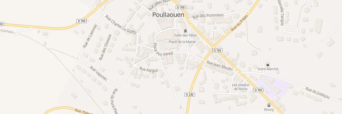 Plan du 3 Pl Pen Vered à Poullaouen