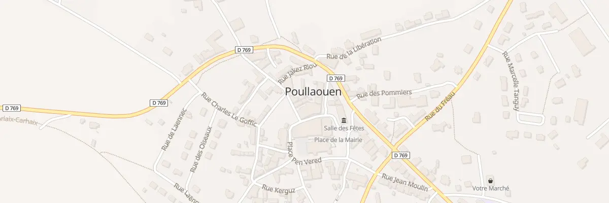 Plan du 4B Rue des Camélias à Poullaouen