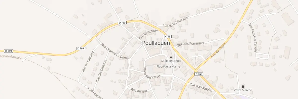 Plan du 4 Rue des Camélias à Poullaouen