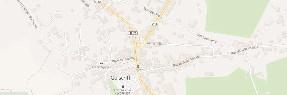 Plan du 4 Rue de le Saint à Guiscriff