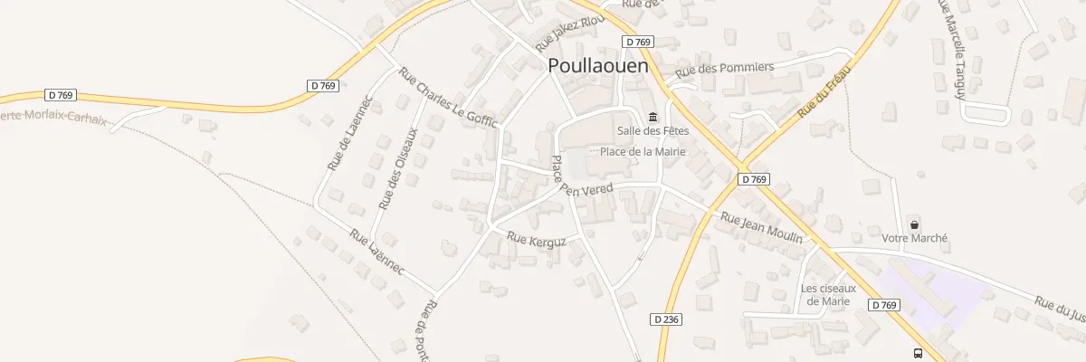 Plan du 15 Pl Pen Vered à Poullaouen