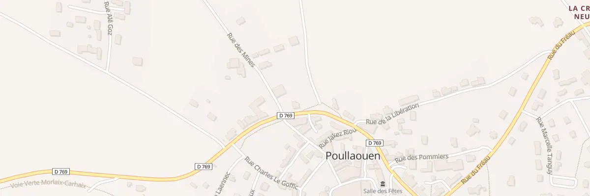 Plan du 26 Av de la Tour d’Auvergne à Poullaouen
