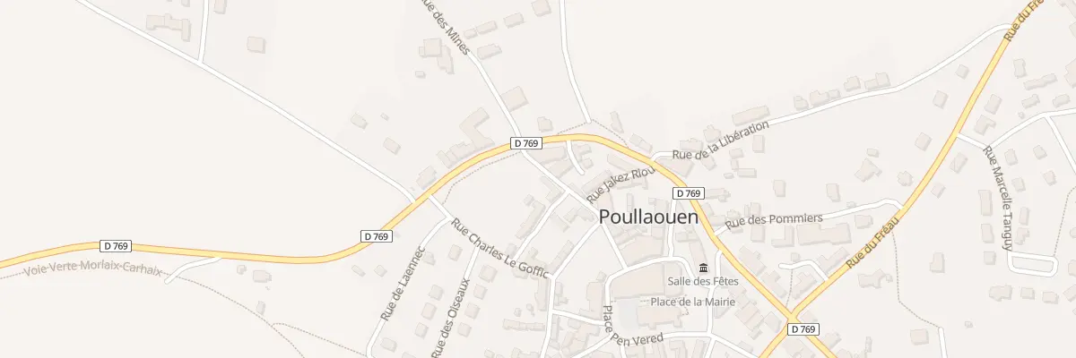 Plan du 7B Rue des Camélias à Poullaouen