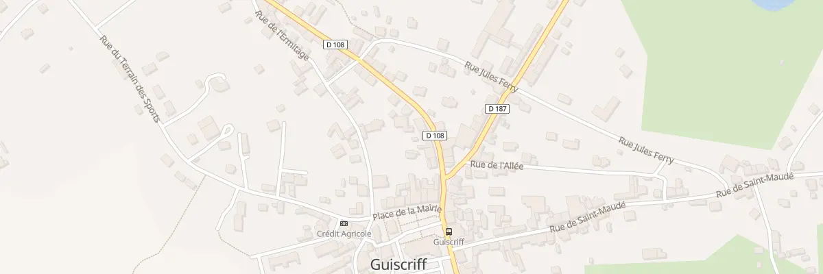 Plan du 11 Rue de la Gare à Guiscriff
