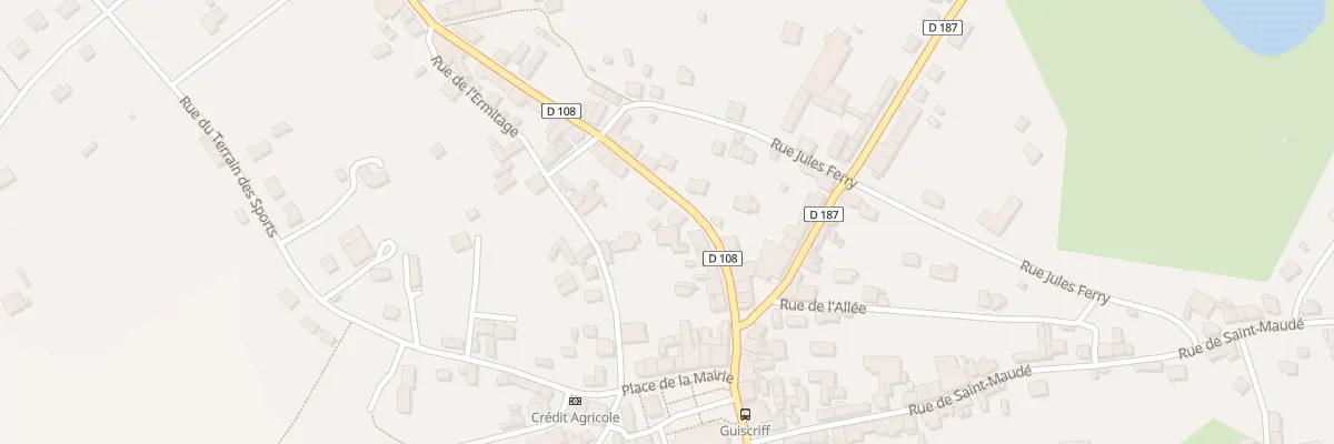 Plan du 17 Rue de la Gare à Guiscriff
