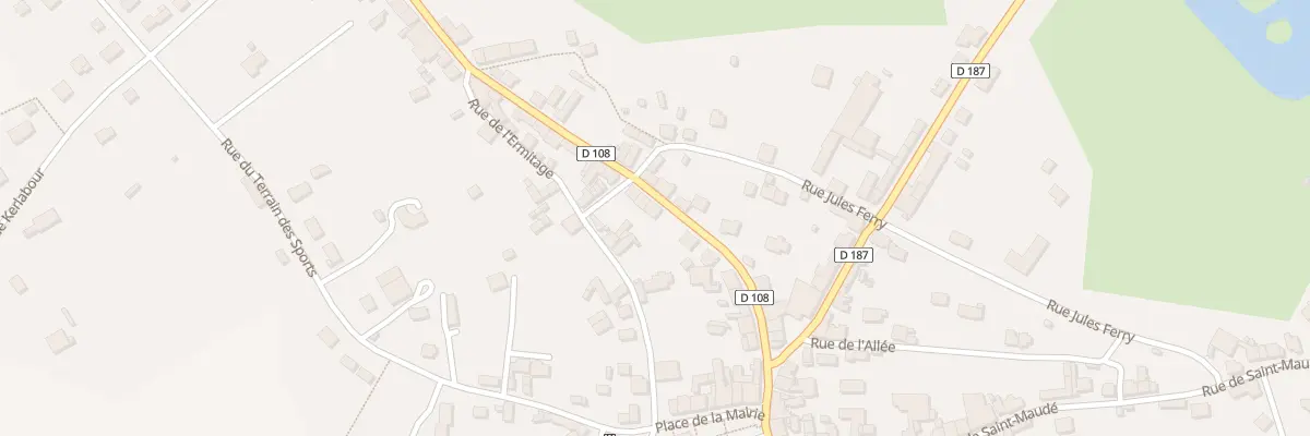 Plan du 21 Rue de la Gare à Guiscriff