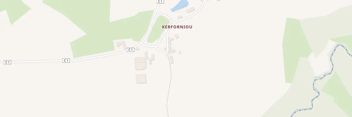 Plan du 7018A Kerforniou à Lannéanou