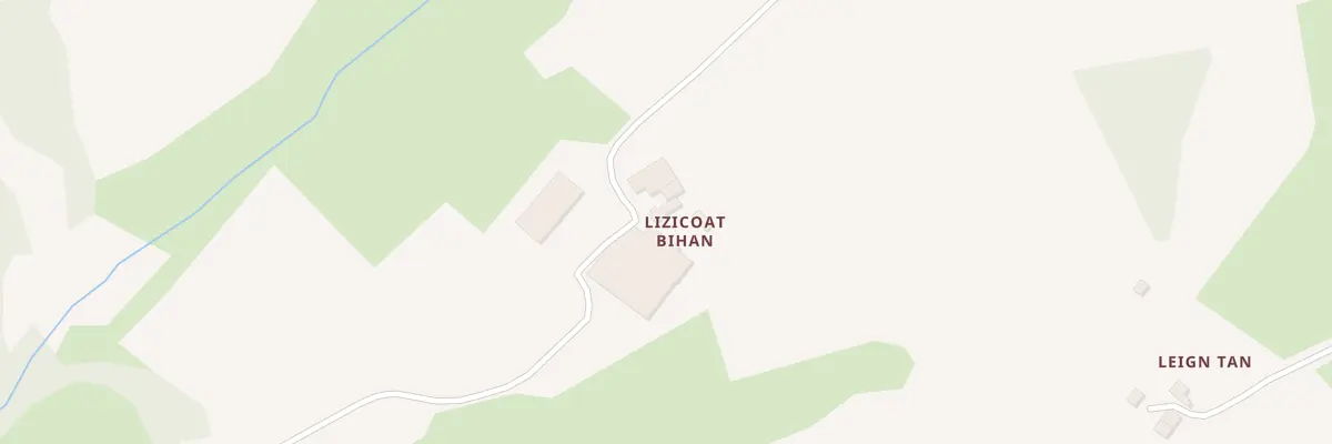 Plan du 372A Lizicoat Bihan à Scrignac