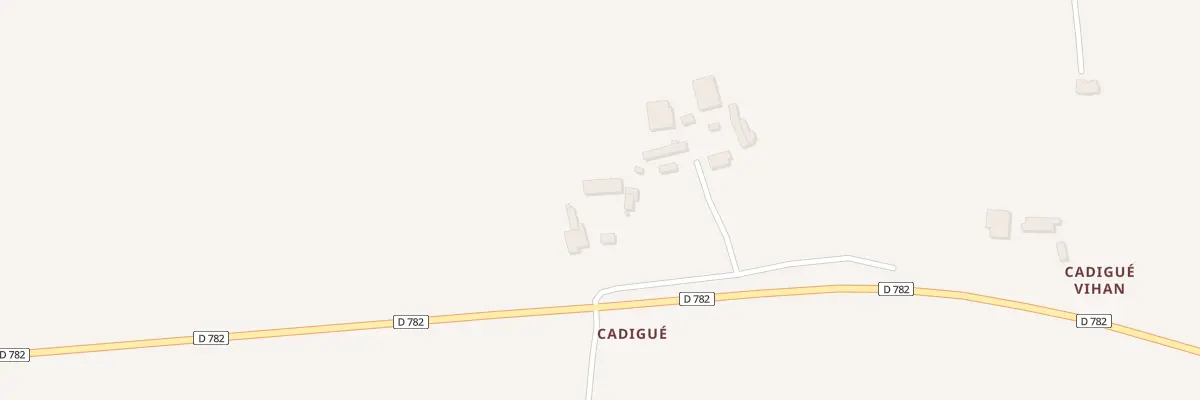 Plan du 5959 Cadigue à Guiscriff