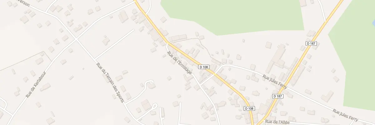 Plan du 37 Rue de la Gare à Guiscriff