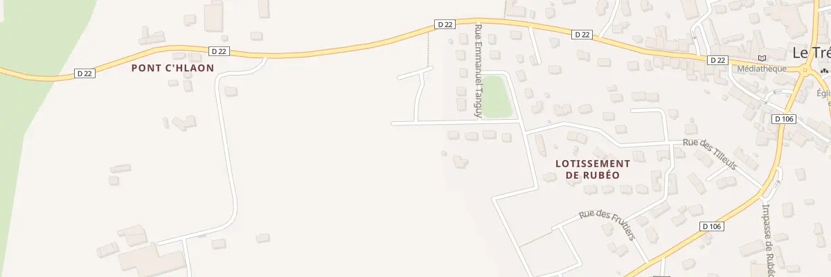 Plan du 1141 Rue Emmanuel Tanguy au Trévoux