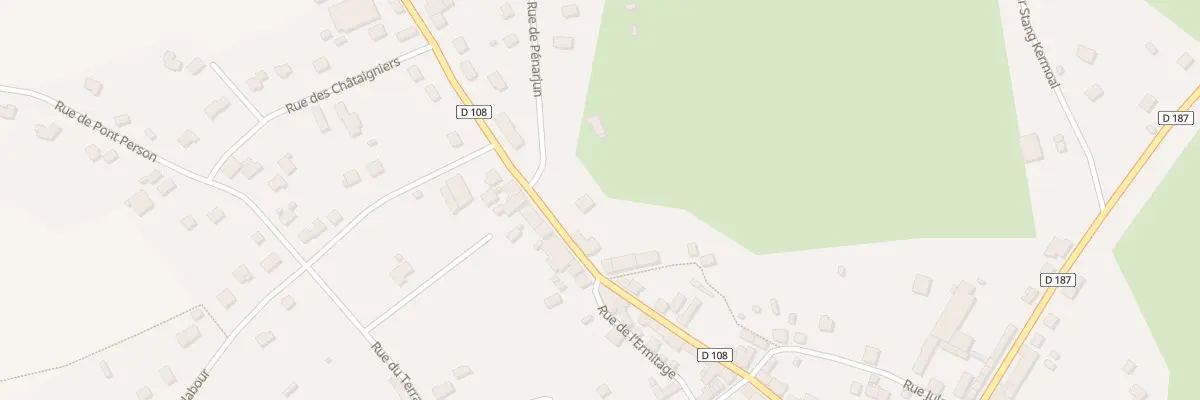 Plan du 44 Rue de la Gare à Guiscriff