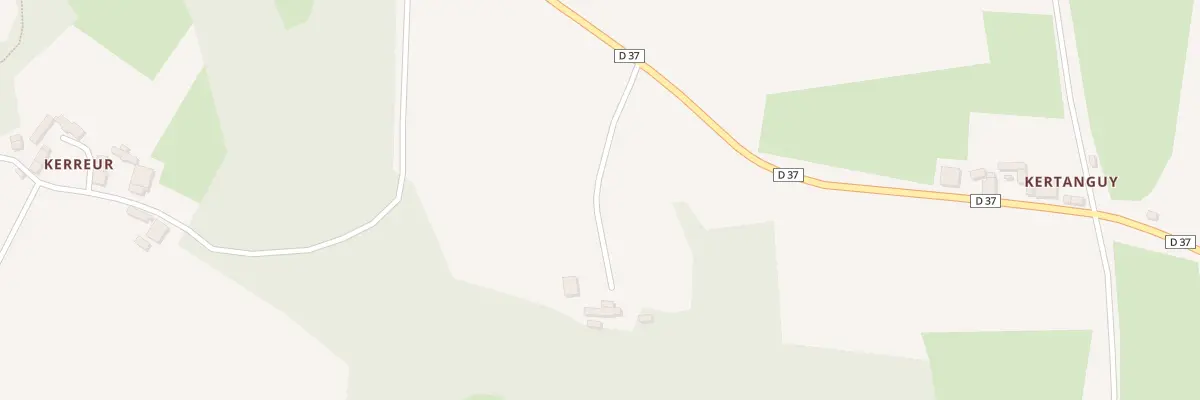 Plan du 1 Trovern à Botsorhel