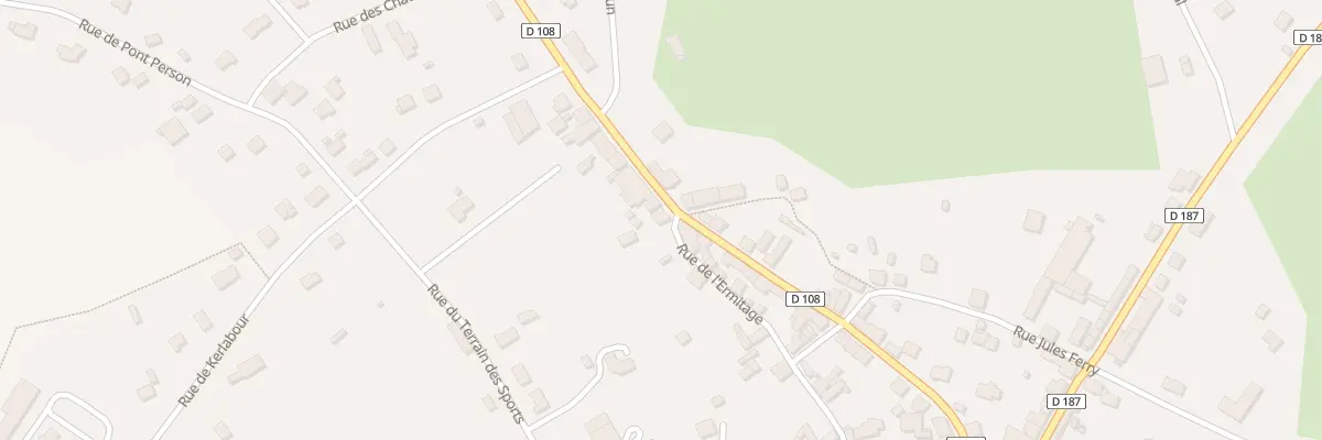Plan du 47 Rue de la Gare à Guiscriff