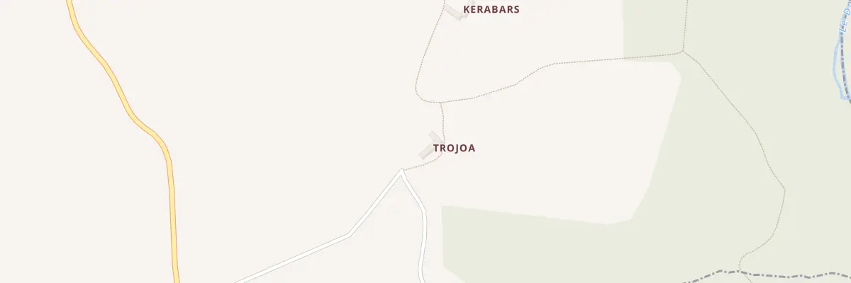 Plan du 287 Trojoa à Plouégat-Guérand