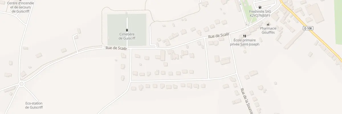 Plan du 29 Rue de Scaër à Guiscriff