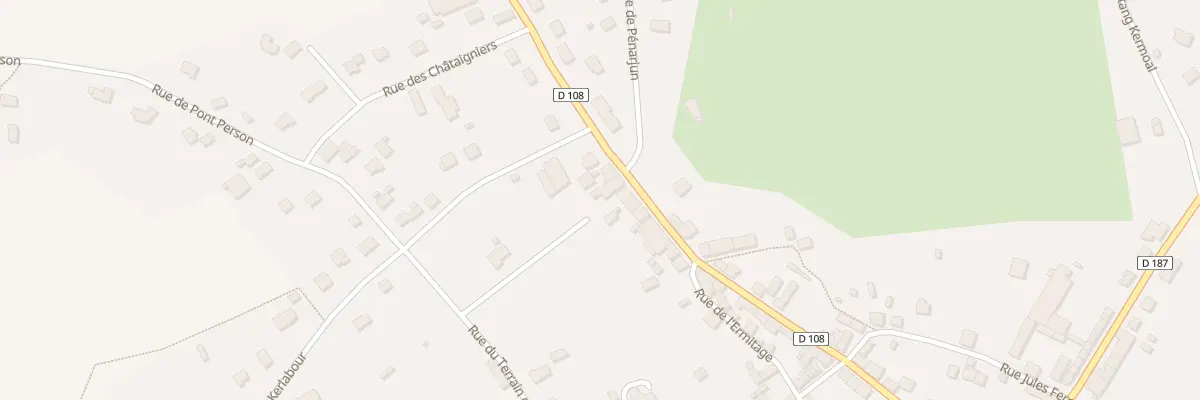 Plan du 57 Rue de la Gare à Guiscriff