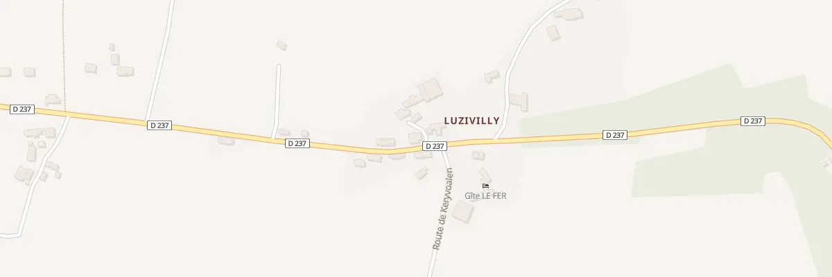 Plan du 5779 Luzivilly Commanan Haro à Plouigneau