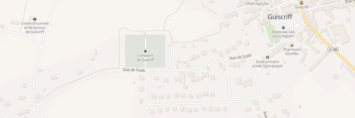 Plan du 16 Rue de Scaër à Guiscriff