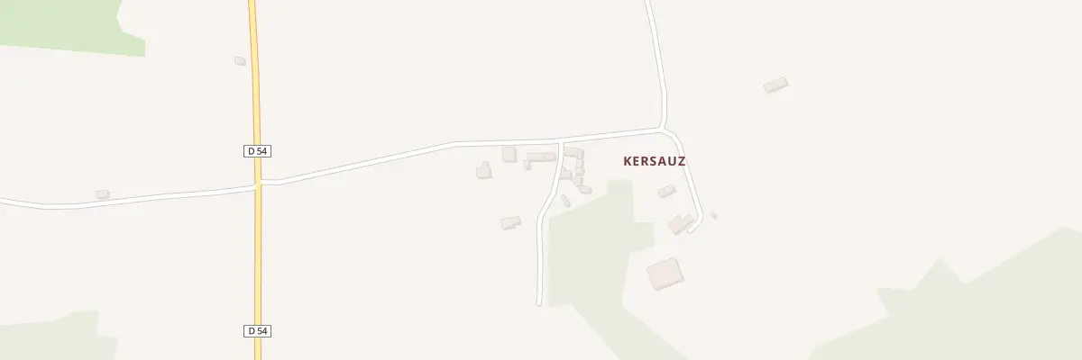Plan du 316 Kersaux à Scrignac