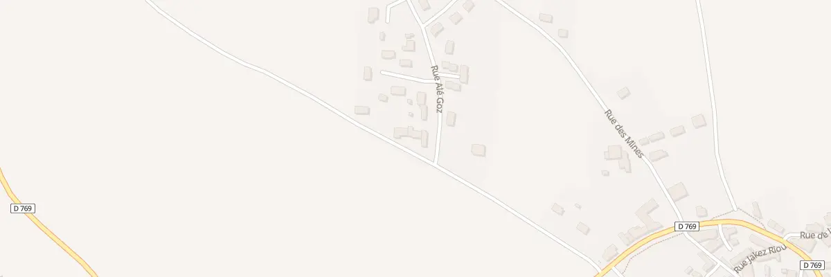 Plan du 7 Cité Ale Goz à Poullaouen