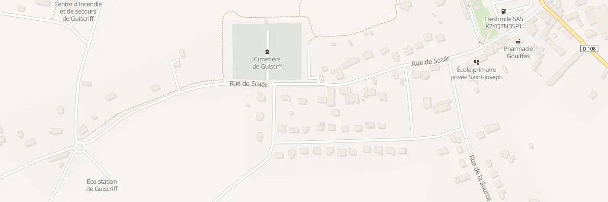 Plan du 35 Rue de Scaër à Guiscriff