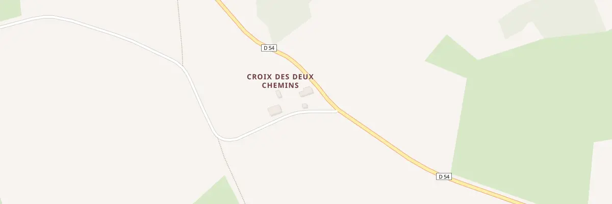 Plan du 389A Croix des 2 Chemins à Scrignac
