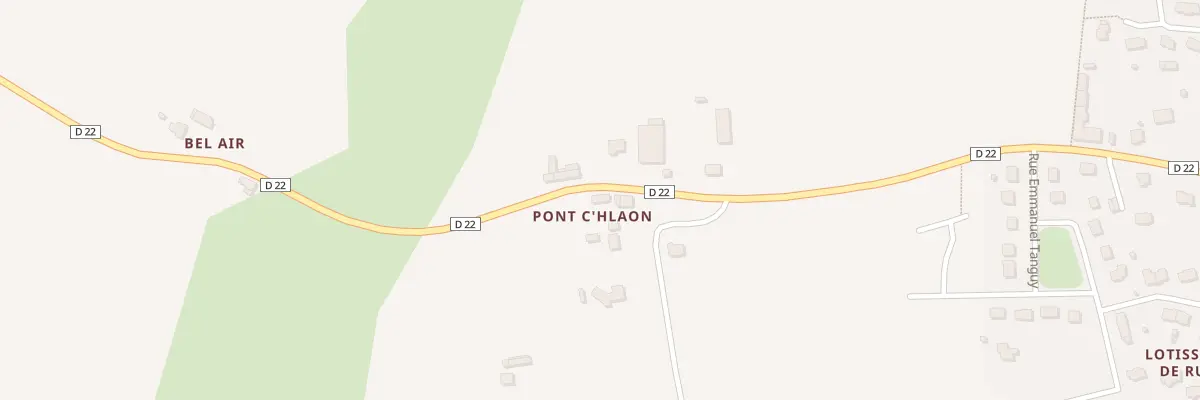 Plan du 222 Pont Chlaon au Trévoux