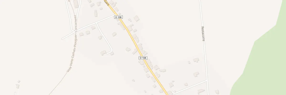 Plan du 82 Rue de la Gare à Guiscriff