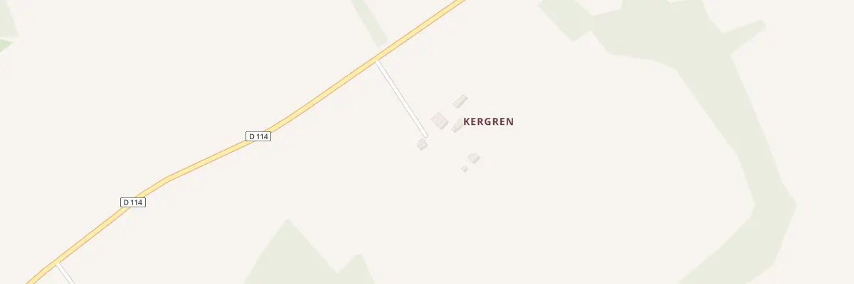 Plan du 565 Kergren à Scrignac