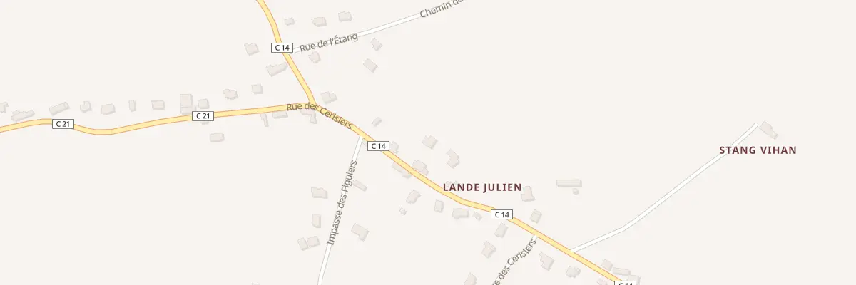 Plan du 23B Rue des Cerisiers à Riec-sur-Bélon