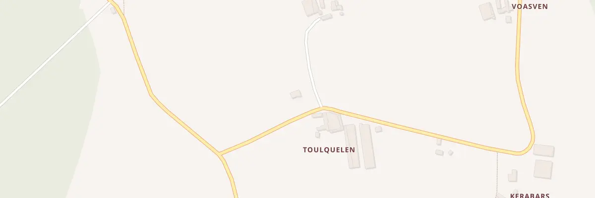 Plan du 290A Toulquelen à Plouégat-Guérand