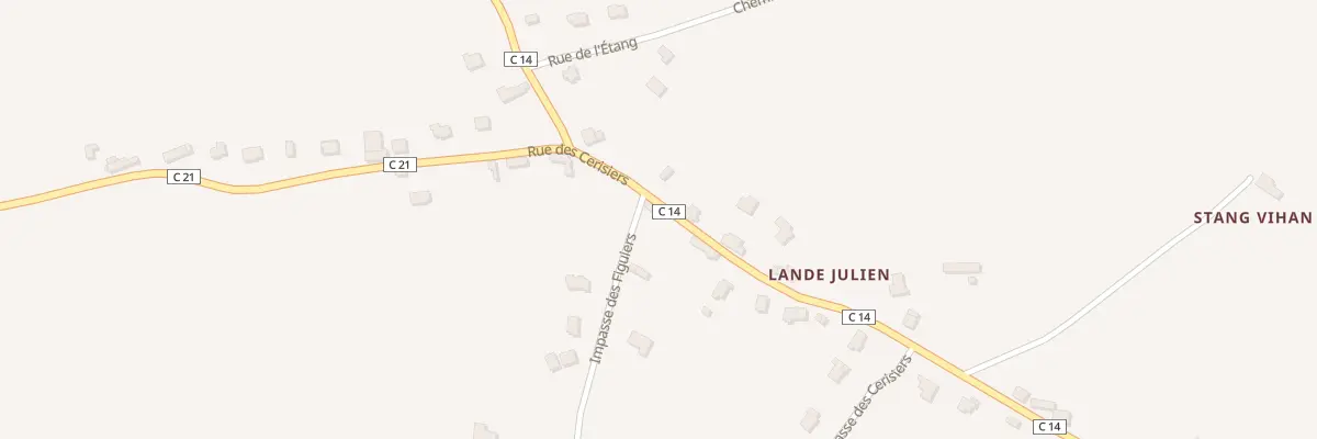 Plan du 18 Rue des Cerisiers à Riec-sur-Bélon